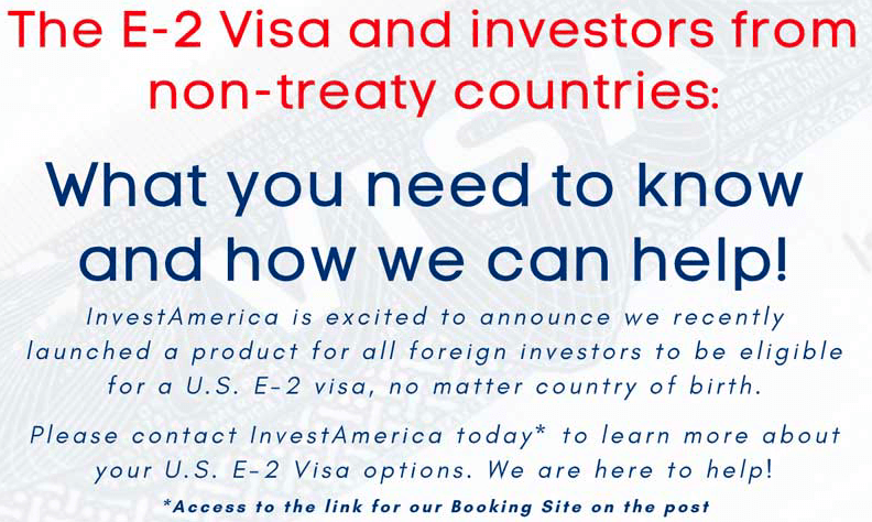 E-2 Visa and Investors from Non-Treaty Countries